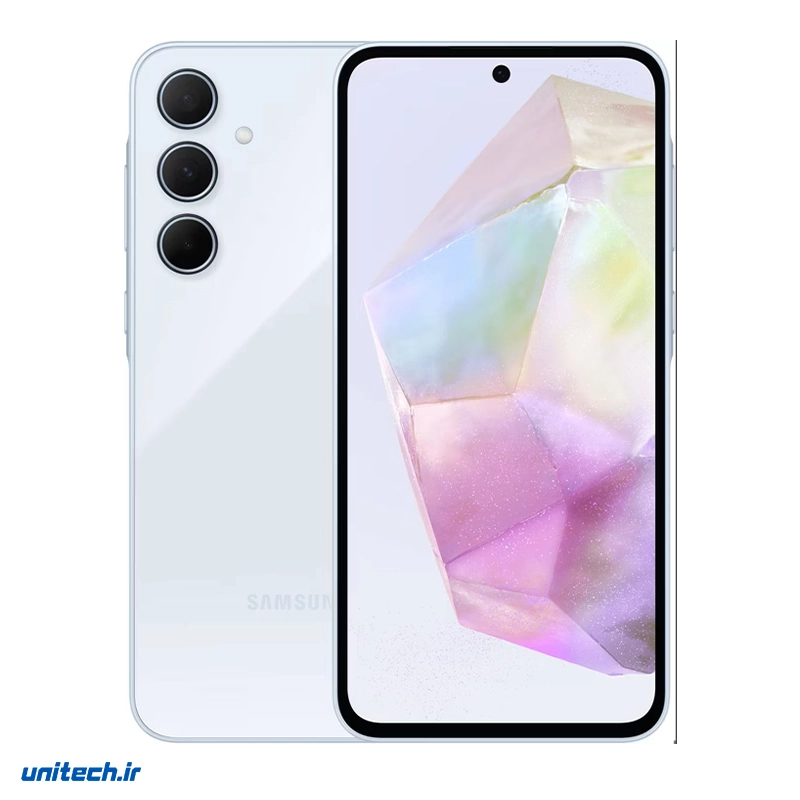 گوشی موبایل سامسونگ مدل Galaxy A35 دو سیم کارت ظرفیت 128 گیگابایت رم 8 گیگابایت به همراه شارژر سامسونگ