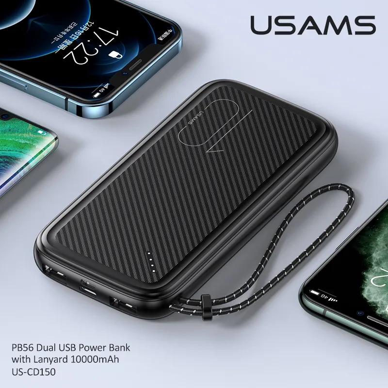 پاوربانک یوسمز مدل US-CD150 ظرفیت ۱۰,۰۰۰ میلی‌آمپر، تصویر 8
