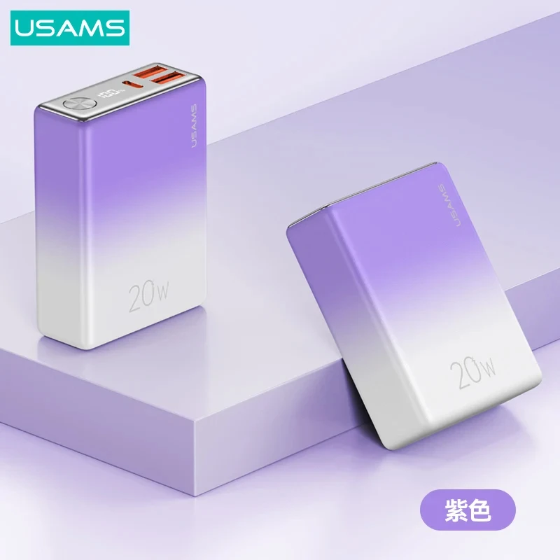 پاوربانک یوسمز مدل US-CD192 ظرفیت 10000 میلی‌آمپر ساعت، 22.5 وات، تصویر 7