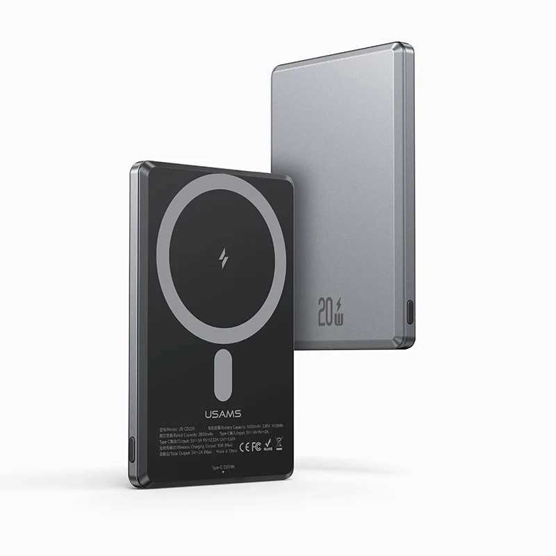 پاوربانک مگ‌سیف یوسمز مدل US-CD220 ظرفیت 5000 میلی‌آمپر ساعت، 20 وات، تصویر 3