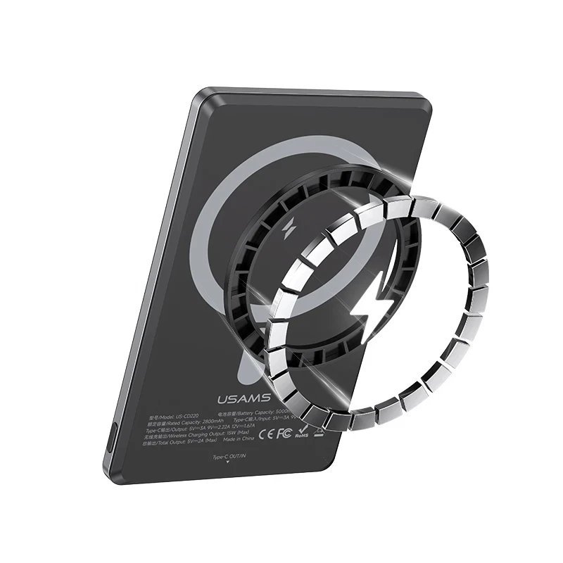 پاوربانک مگ‌سیف یوسمز مدل US-CD220 ظرفیت 5000 میلی‌آمپر ساعت، 20 وات، تصویر 6
