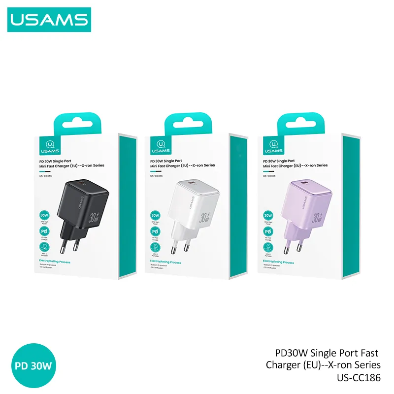 شارژر دیواری یوسمز مدل US-CC186 PD 30W، تصویر 10
