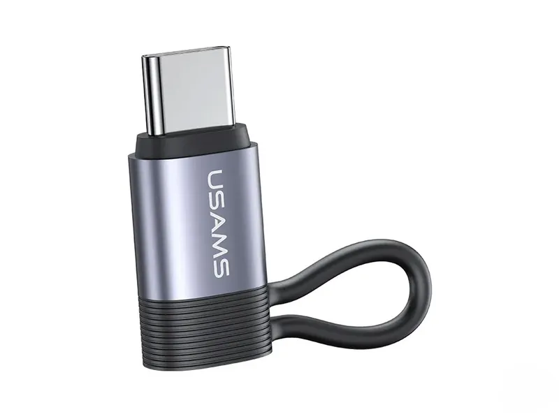 مبدل یوسمز مدل AU17 Lightning به USB-C با توان 30W