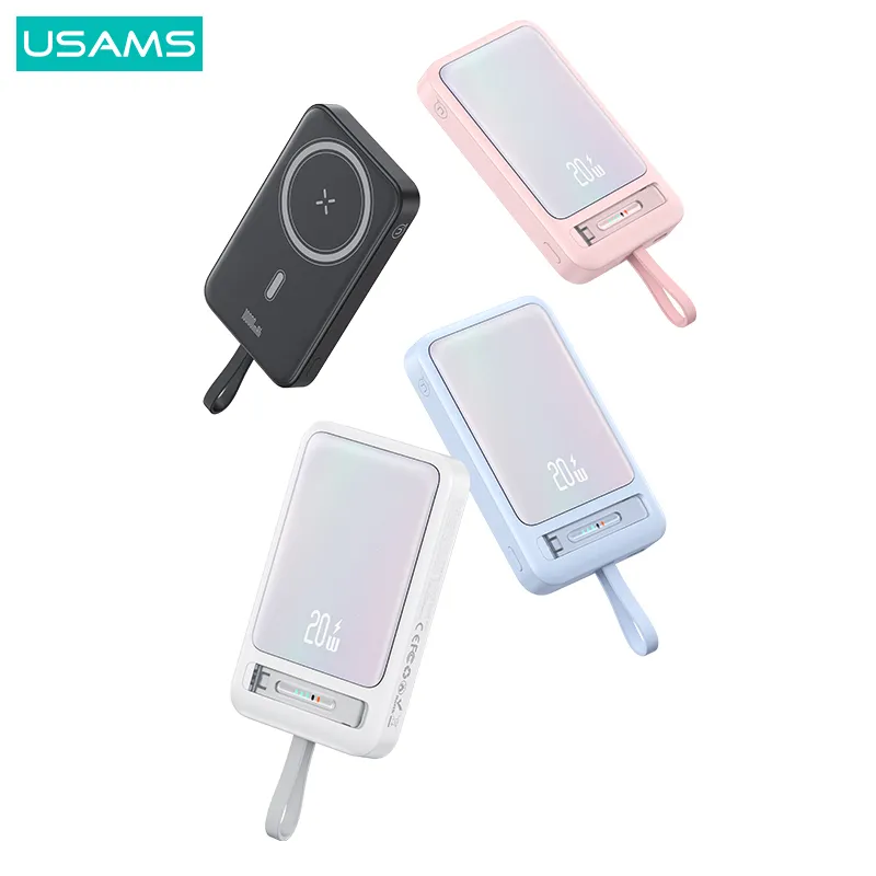 پاوربانک یوسمز مگ سیف مدل US-CD219 ظرفیت 10000 میلی آمپر، تصویر 2