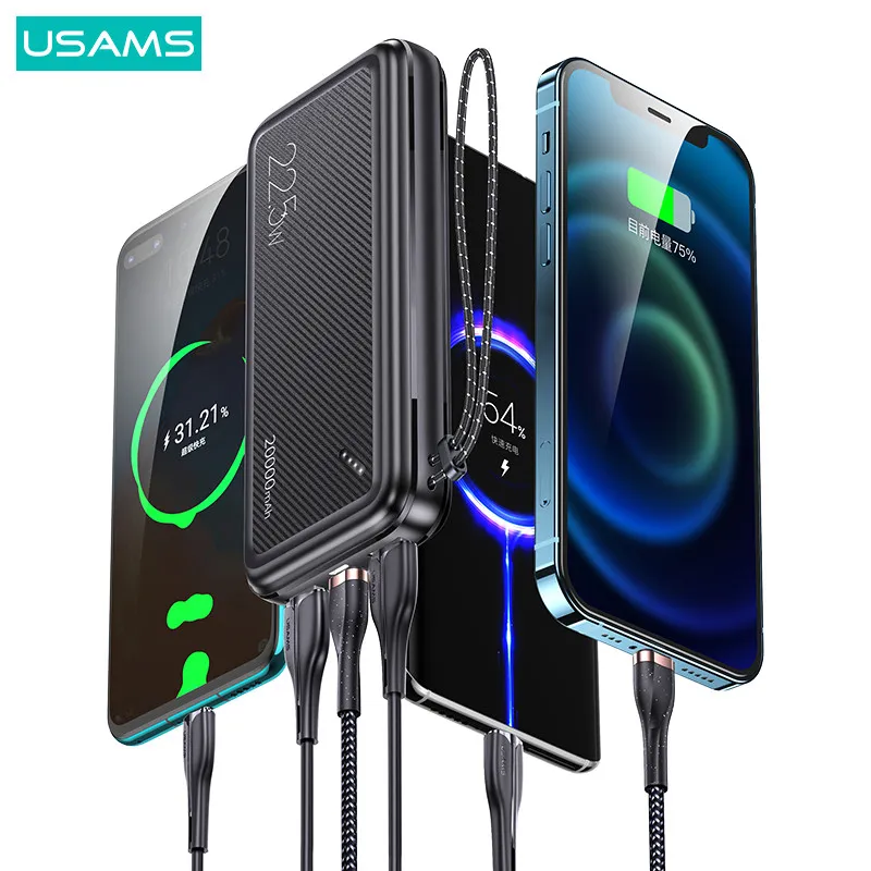 پاوربانک یوسمز مدل US-CD168 PB60 ظرفیت 20000 میلی آمپر، تصویر 3