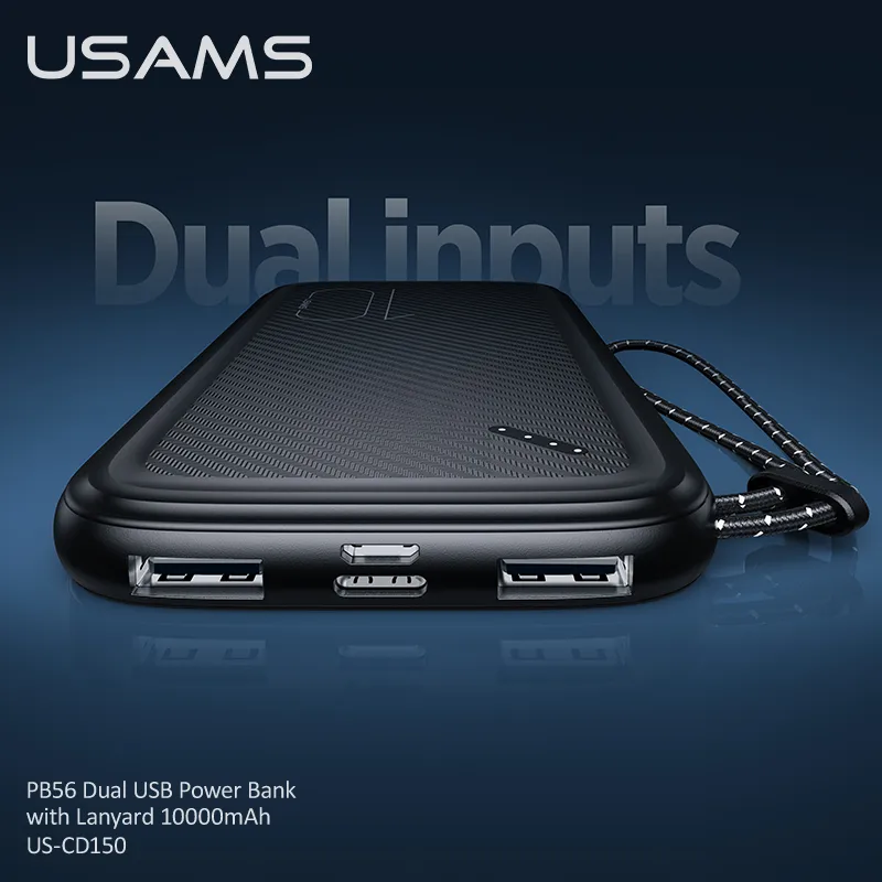 پاوربانک یوسمز مدل US-CD150 ظرفیت ۱۰,۰۰۰ میلی‌آمپر، تصویر 9