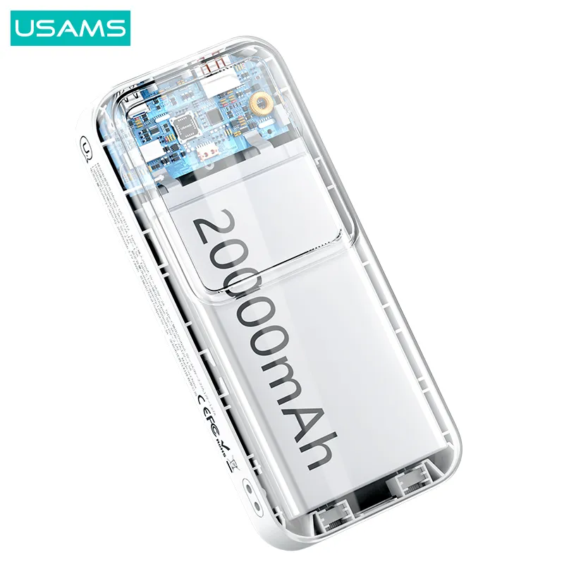 پاوربانک یوسمز مدل US-CD212 ظرفیت 20000 میلی آمپر، تصویر 7