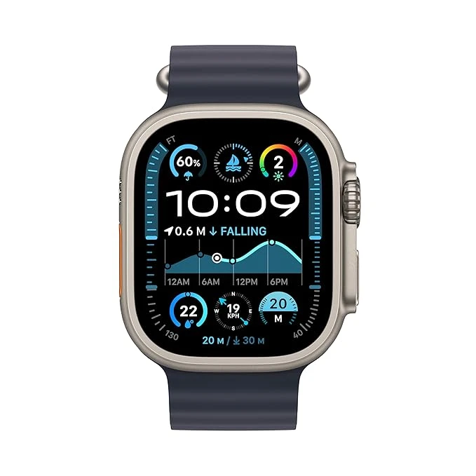 ساعت هوشمند 49 میلی‌متری اپل مدل Ultra 2 Black Titanium Case Ocean Band، تصویر 3