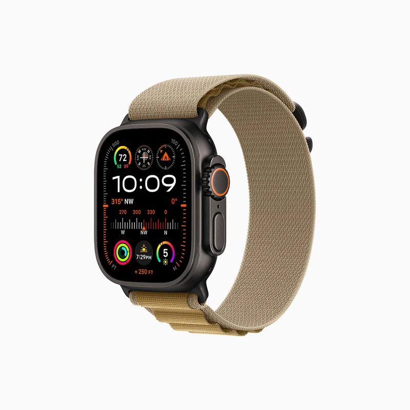 ساعت هوشمند 49 میلی‌متری اپل مدل Ultra 2 Black Titanium Case Alpine Loop، تصویر 2