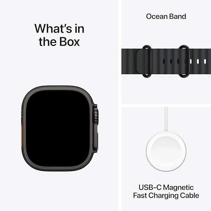 ساعت هوشمند 49 میلی‌متری اپل مدل Ultra 2 Black Titanium Case Ocean Band، تصویر 4