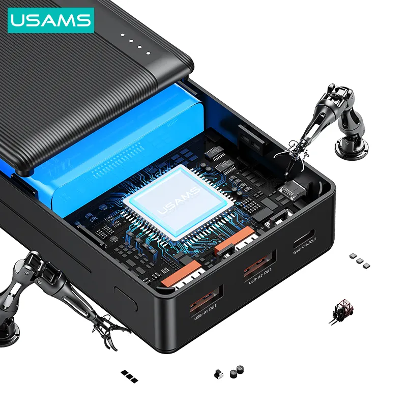 پاوربانک یوسمز مدل CD203 ظرفیت 10000 میلی آمپر ساعت، تصویر 6