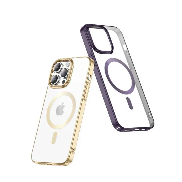 قاب محافظ مگ سیف گرین لاین آیفون Apple iPhone 14 Pro Green Lion Delgado Chrome، تصویر 4