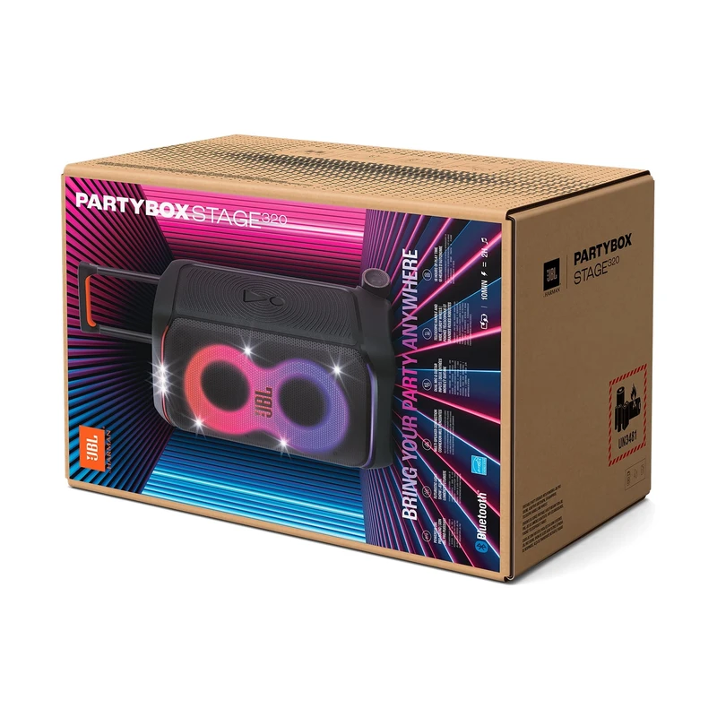 اسپیکر بلوتوثی جی بی ال مدل Partybox Stage 320، تصویر 5