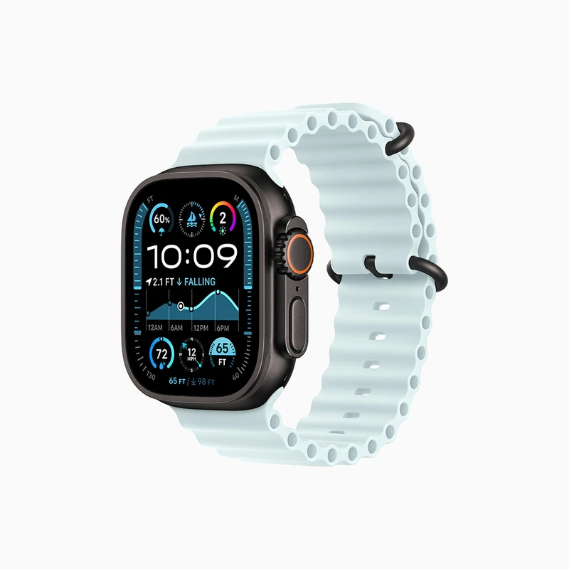 ساعت هوشمند 49 میلی‌متری اپل مدل Ultra 2 Black Titanium Case Ocean Band، تصویر 2