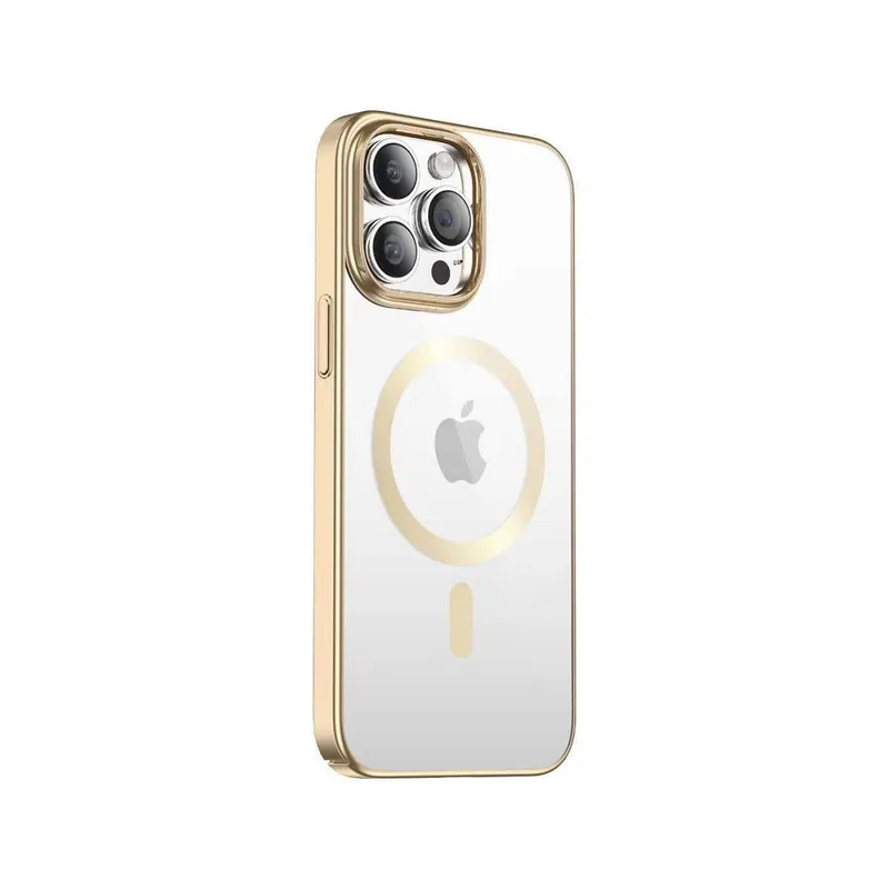قاب محافظ مگ سیف گرین لاین آیفون Apple iPhone 14 Pro Green Lion Delgado Chrome، تصویر 3