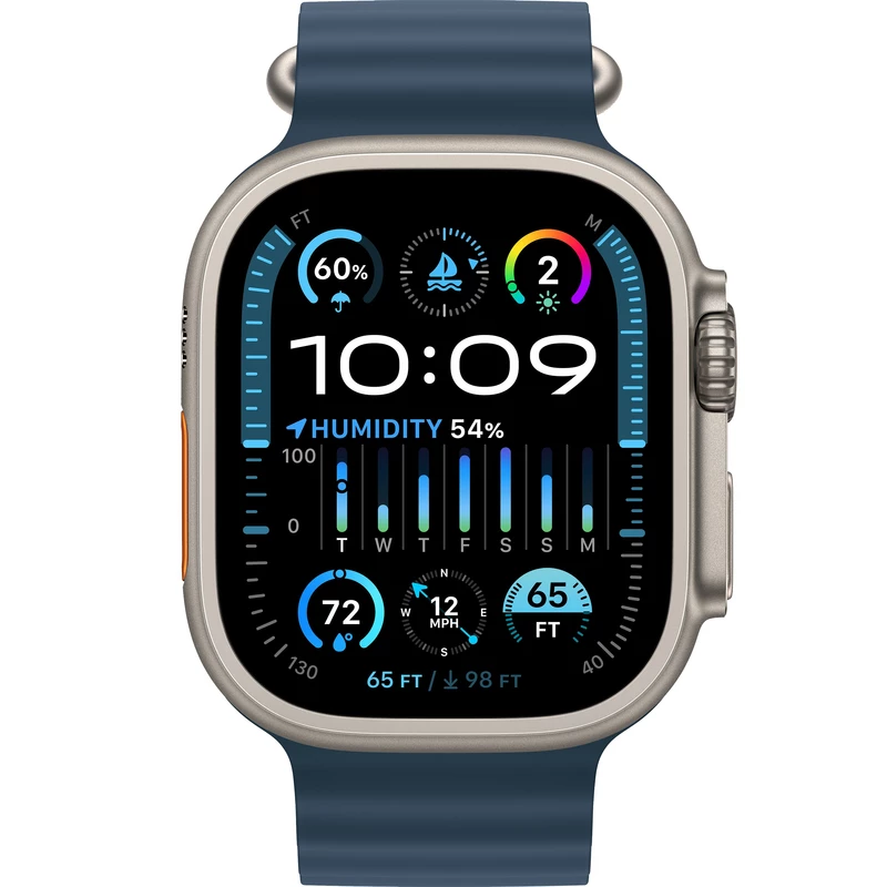 ساعت هوشمند 49 میلی‌متری اپل مدل Ultra 2 Titanium Case Ocean Band، تصویر 4