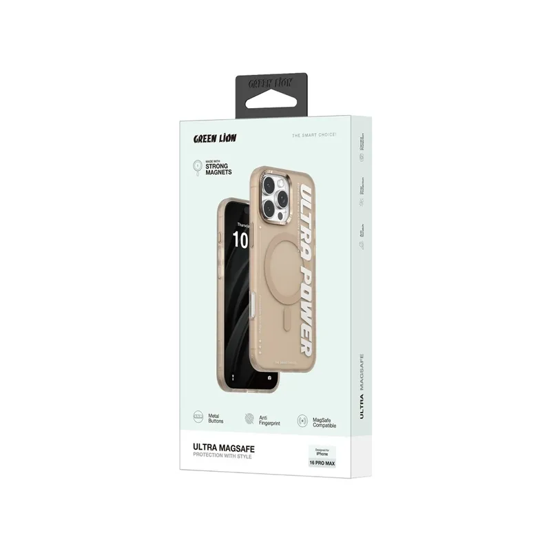 قاب محافظ مگ سیف گرین لاین آیفون Apple iPhone 16 Pro Max Green Lion Ultra MagSafe، تصویر 9