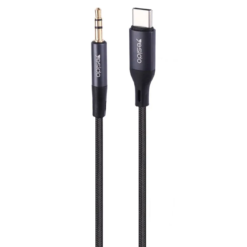 کابل تبدیل Type-C به AUX یسیدو YAU36 طول 1 متر