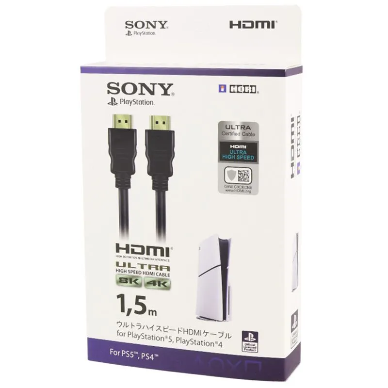 کابل HDMI 8K سونی Sony طول 1.5 متر کنسول بازی PS5 و PS4، تصویر 5