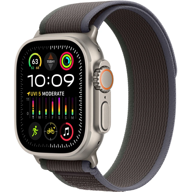 ساعت هوشمند 49 میلی‌متری اپل واچ مدل Ultra 2 Titanium Case Trail Loop