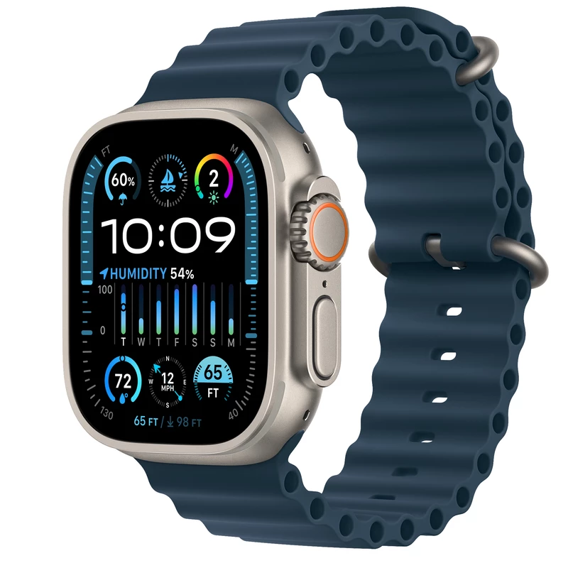 ساعت هوشمند 49 میلی‌متری اپل مدل Ultra 2 Titanium Case Ocean Band