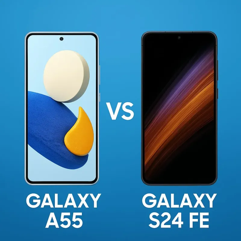 Galaxy A55 یا Galaxy S24 FE