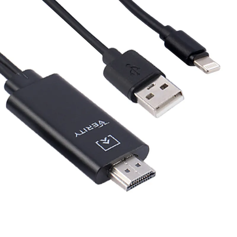 کابل تبدیل وریتی V-HD13 Lightning To HDMI 2m، تصویر 3