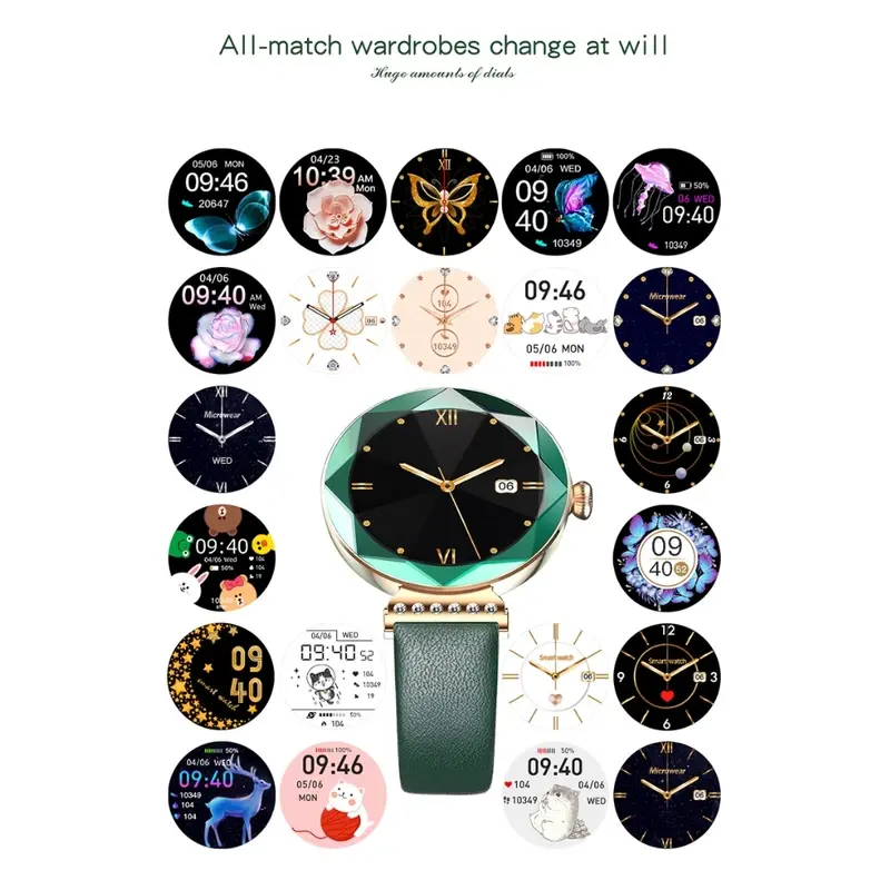 ساعت هوشمند 38 میلی‌متری گرین لاین مدل Swarovski، تصویر 12