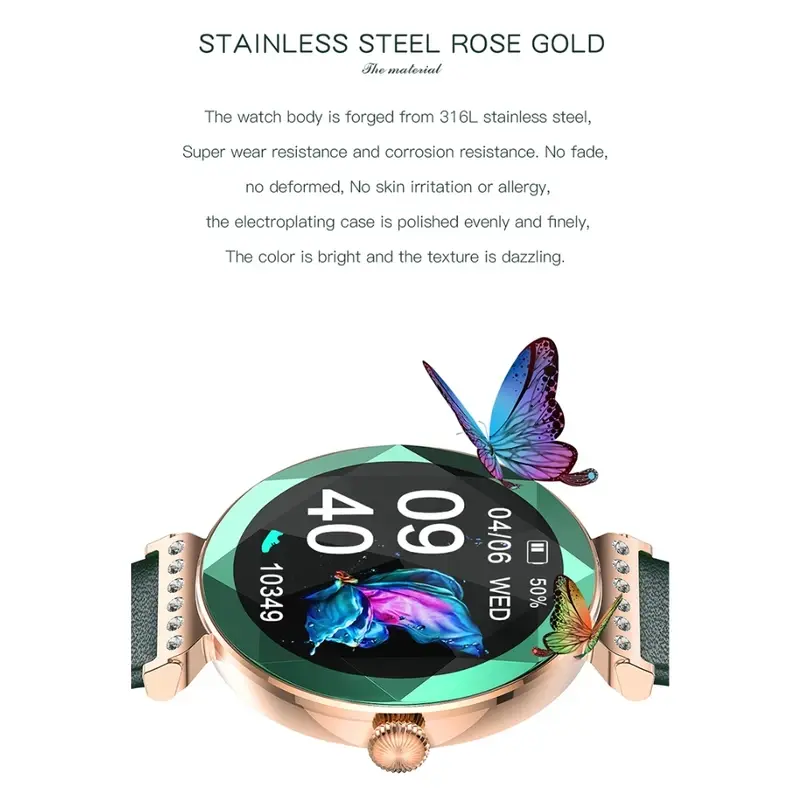 ساعت هوشمند 38 میلی‌متری گرین لاین مدل Swarovski، تصویر 9