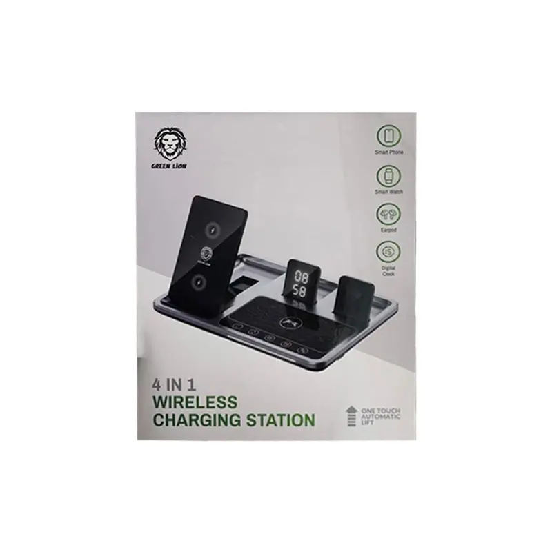 شارژر رومیزی گرین لاین مدل Wireless-Ch station 4 in 1، تصویر 11