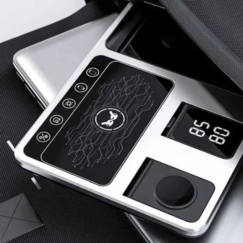 شارژر رومیزی گرین لاین مدل Wireless-Ch station 4 in 1، تصویر 4