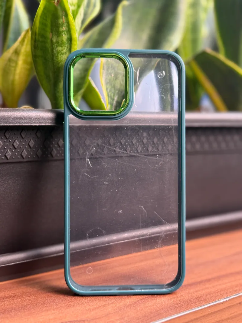 قاب PC شفاف مدل متال ایرون مناسب برای گوشی iphone 12 Pro Max، تصویر 2