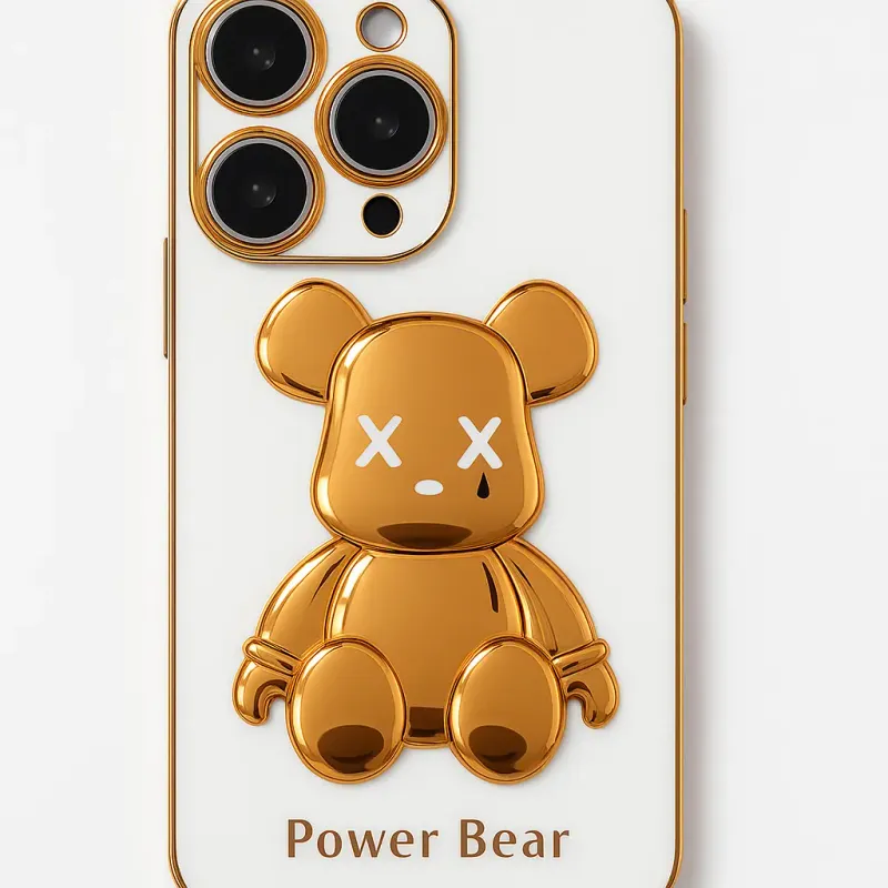 قاب عروسکی براق Ted محافظ لنزدار مدل iphone 14 Pro، تصویر 4