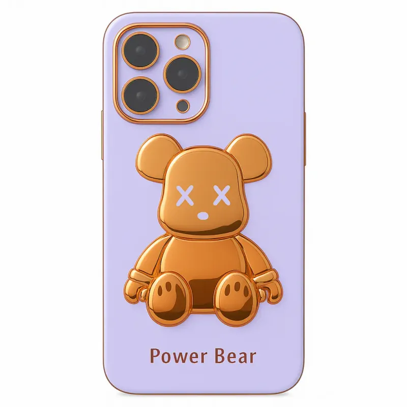 قاب عروسکی براق Ted محافظ لنزدار مدل iphone 14 Pro Max