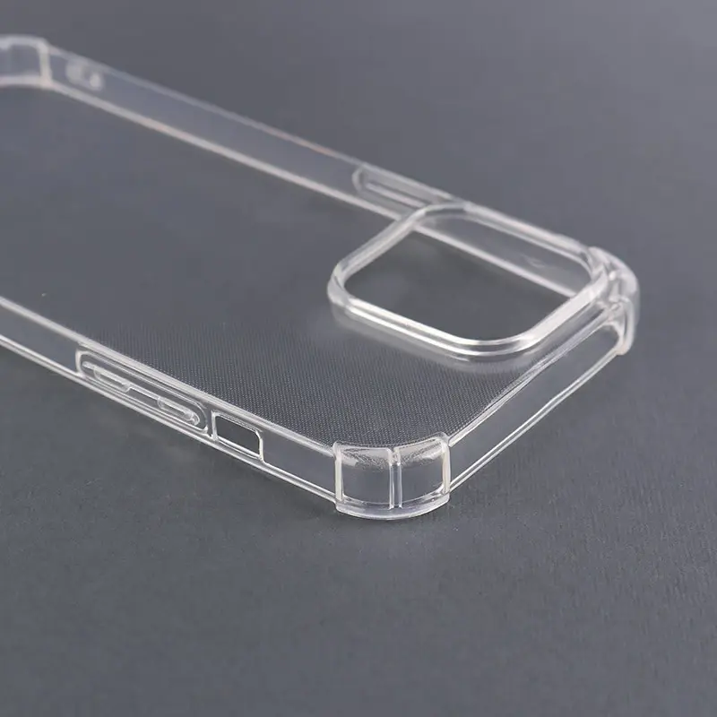 قاب ژله ای ضربه گیر بی رنگ مدل iphone 14 Max، تصویر 2