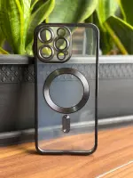 قاب ژله ای محافظ لنز دار مگ سیف مدل iphone 15 Pro Max