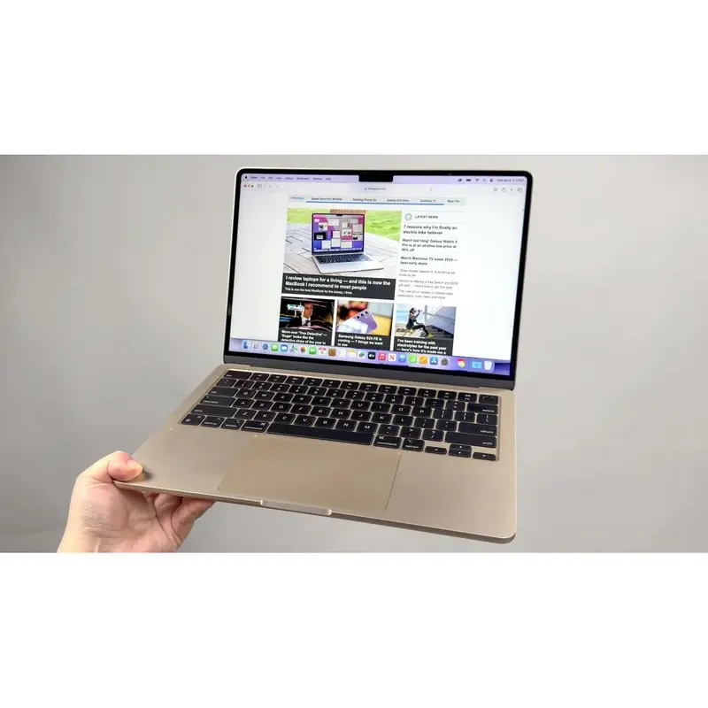 لپ تاپ 13.6 اینچی اپل مدل MacBook Air MRXT3 2024 LLA-M3-8GB RAM-256GB SSD، تصویر 9