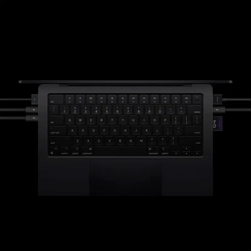 لپ تاپ 14.2 اینچی اپل مدل MacBook Pro MW2U3 2024 LLA-M4-16GB RAM-512GB SSD، تصویر 10