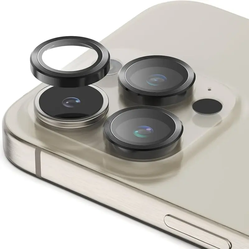 محافظ لنز دوربین گرین لاین مدل HD Plus مناسب برای گوشی موبایل اپل iPhone 15 Pro / 15 Pro Max، تصویر 4