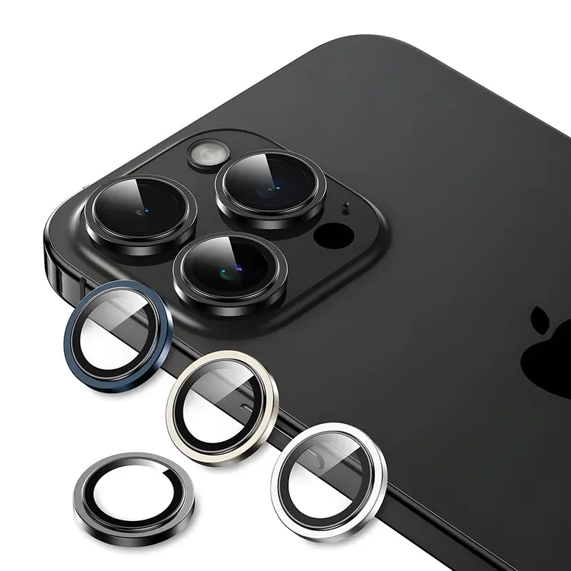 محافظ لنز دوربین گرین لاین مدل HD Plus مناسب برای گوشی موبایل اپل iPhone 15 Pro / 15 Pro Max، تصویر 8