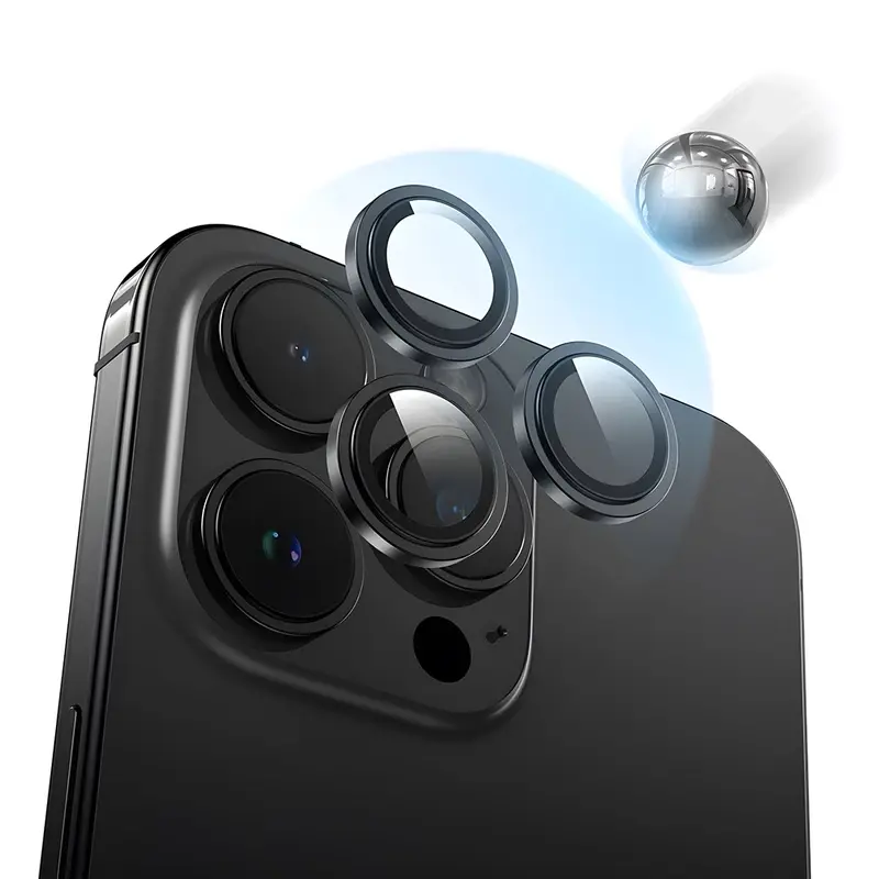 محافظ لنز دوربین گرین لاین مدل HD Plus مناسب برای گوشی موبایل اپل iPhone 15 Pro / 15 Pro Max، تصویر 9