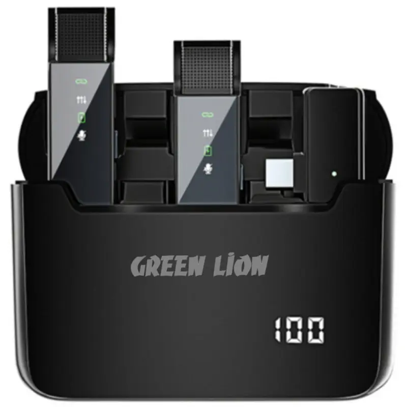 میکروفن بی سیم گرین لاین مدل 2in1 DIGITAL DISPLAY LITHTNING، تصویر 3