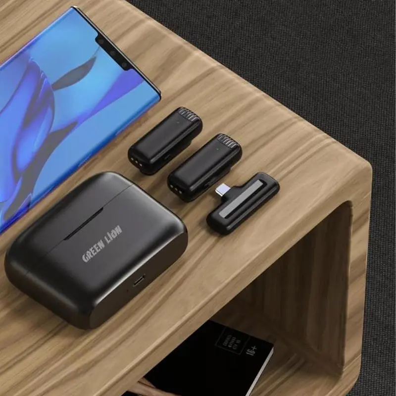 میکروفن بی سیم گرین لاین مدل 2in1 Digital Display Type-C، تصویر 4