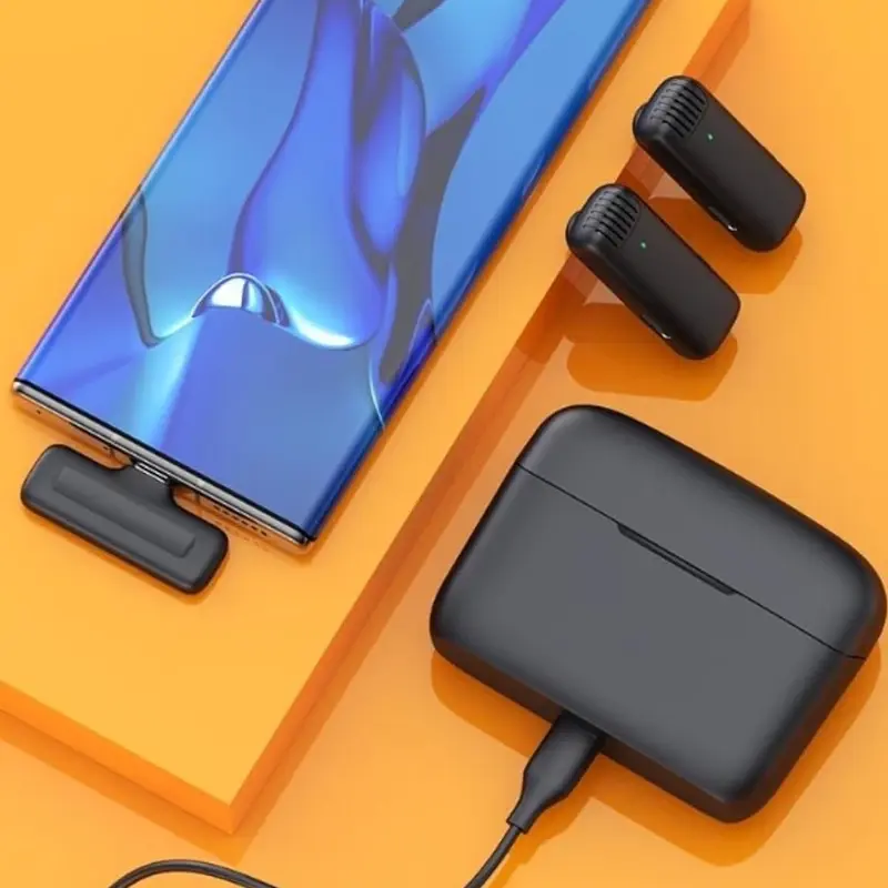 میکروفن بی سیم گرین لاین مدل 2in1 Digital Display Type-C، تصویر 5