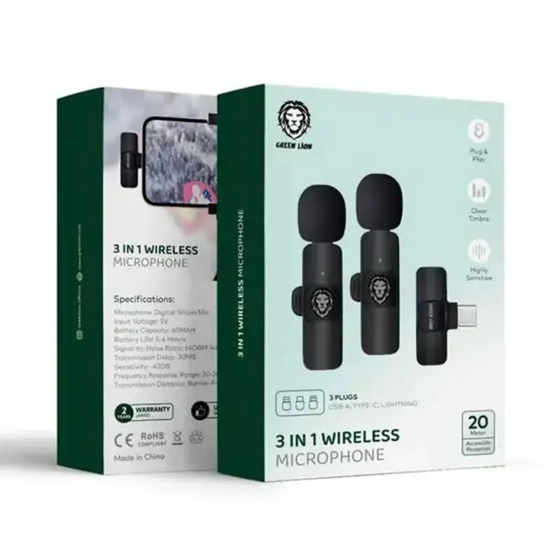 میکروفن یقه ای گرین لاین مدل DualMic، تصویر 2