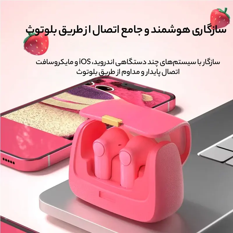 هدفون بلوتوثی گرین لاین مدل Queen GNQUEENSTWS، تصویر 11