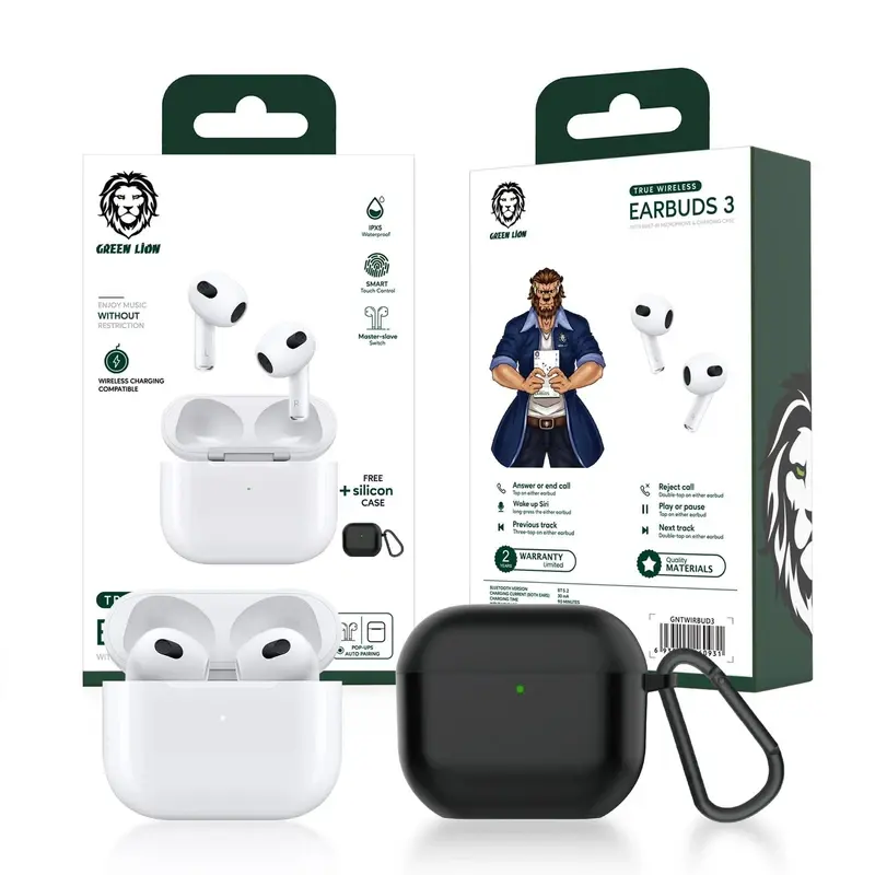 هدفون بلوتوثی گرین لاین مدل earbuds 3، تصویر 3