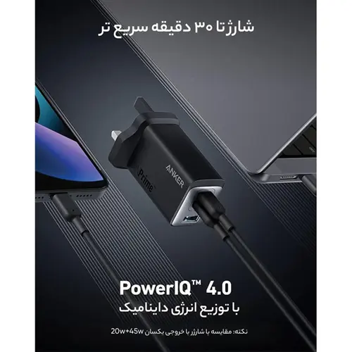 شارژر دیواری 65 وات انکر 735 مدل A2668، تصویر 7