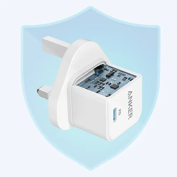 آداپتور شارژر انکر مدل powerport3 20w cube A2149، تصویر 5