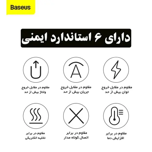 آداپتور شارژر بیسوس مدل Super Si 20W همراه با کابل لایتنینگ، تصویر 2